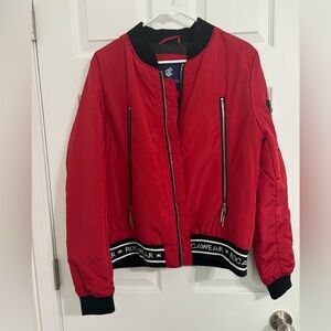 Red and black Rocawear XL zip up jacket